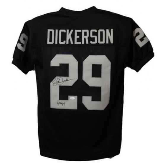 Men Raiders 29 Eric Dickerson Black Jersey